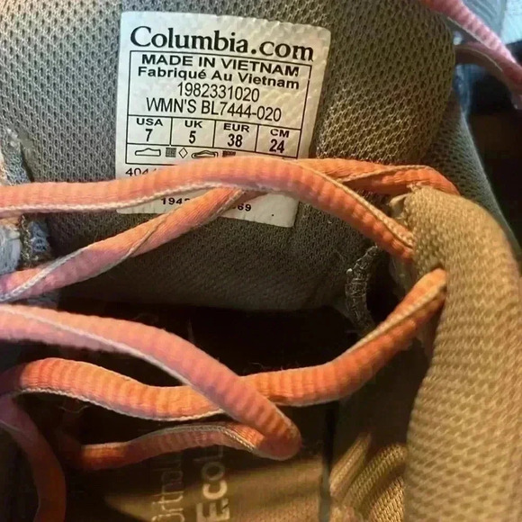 Columbia Ortho Echo LT Shoes, size 7 - Picture 4 of 7